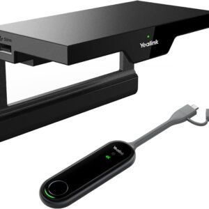 Yealink RoomCast Wireless HDMI Transmitter and Receiver 4K, Up to 4 Screens Casting Wireless Presentation System, Equipped with WPP30 Plug & Play, Collaboration with Yealink A20 A30, no App Needed