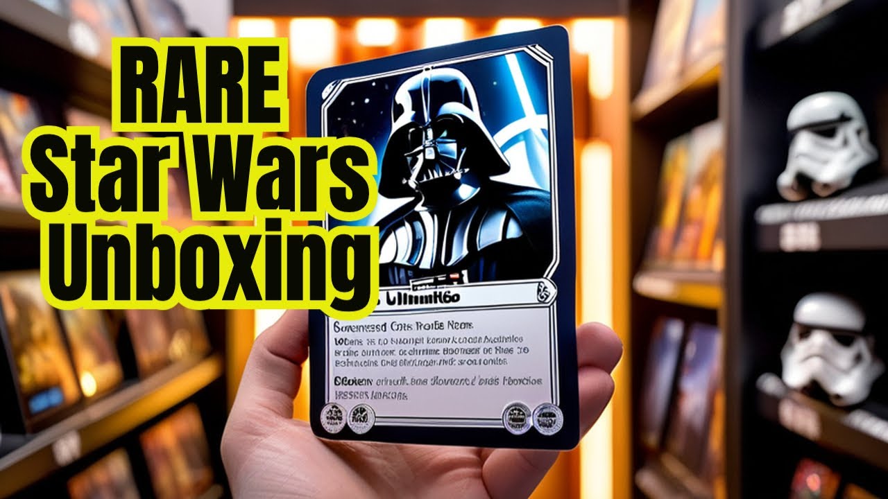 Star Wars Unlimited packs are rare! I got one!