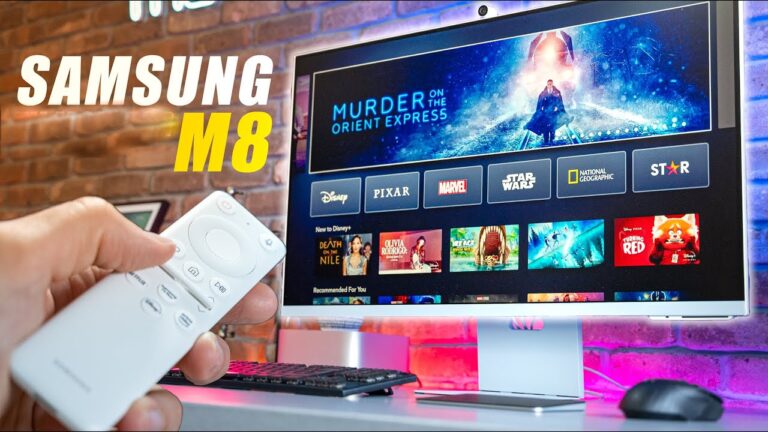 The Best Home Office Monitor & TV!? (Samsung M8 – 32″ 4K)