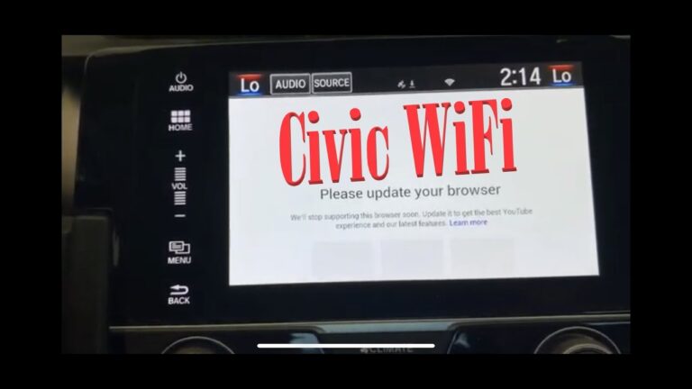 How to Connect 2016 2017 2018 2019 Honda Civic to WiFi | Troubleshooting Error On Browser